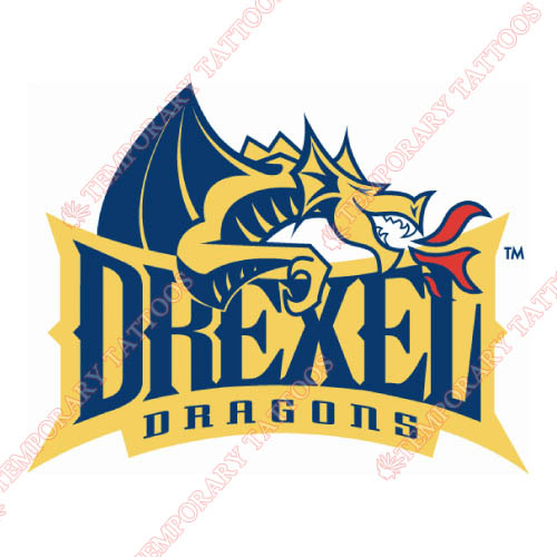 Drexel Dragons Customize Temporary Tattoos Stickers NO.4278